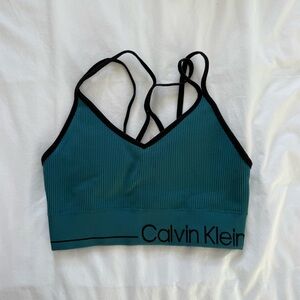 Calvin Klein Performance Teal Sports Bra